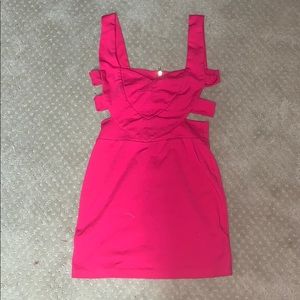 Hot pink dress from foreign exchange size xs/small